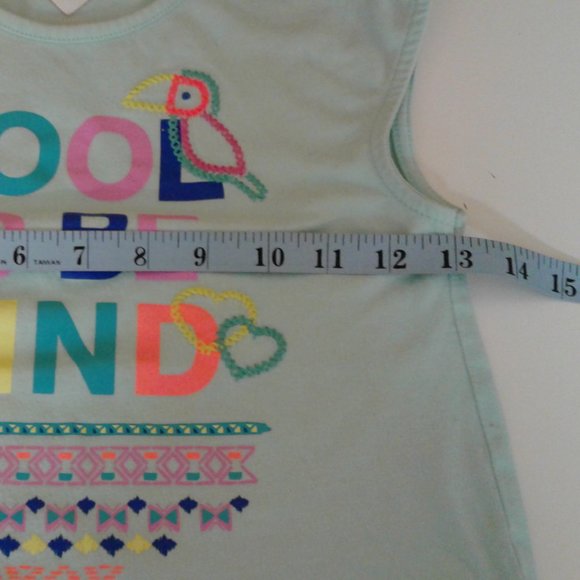 365 Kids  Girls T-Shirt  Sleeveless  Multicolor  Size 8 - Picture 8 of 11
